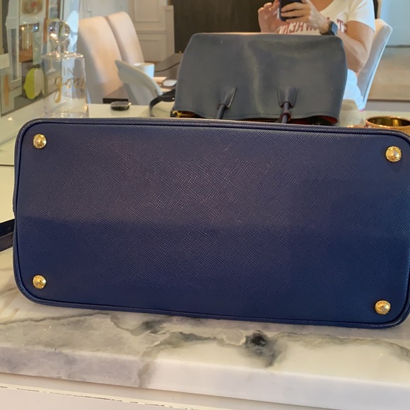 Medium Saffiano Leather Double Prada Bag - Picture 4 of 6